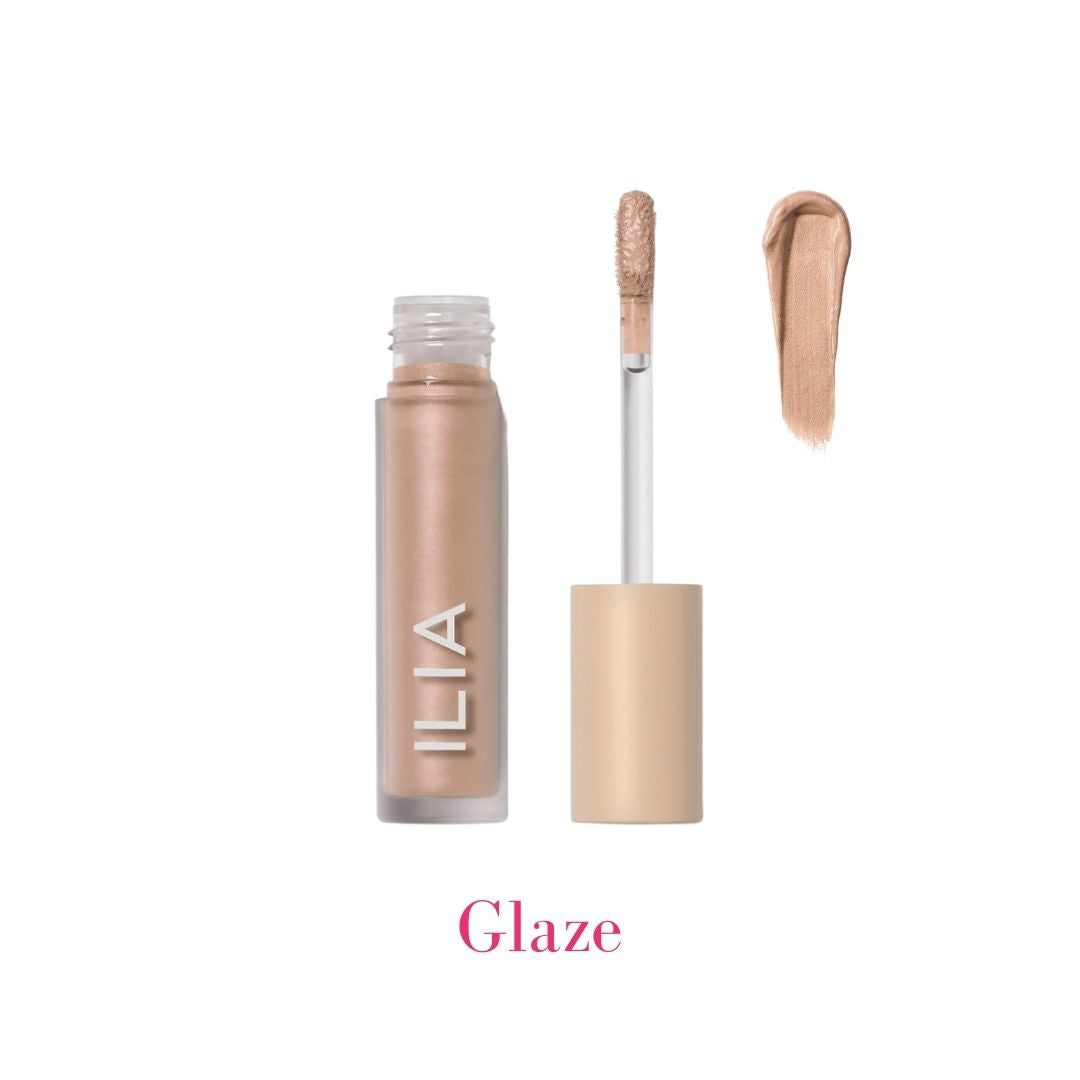 ILIA Liquid Powder Chromatic Eye Tint in Glaze: Light nude with warm champagne pearl - AILLEA