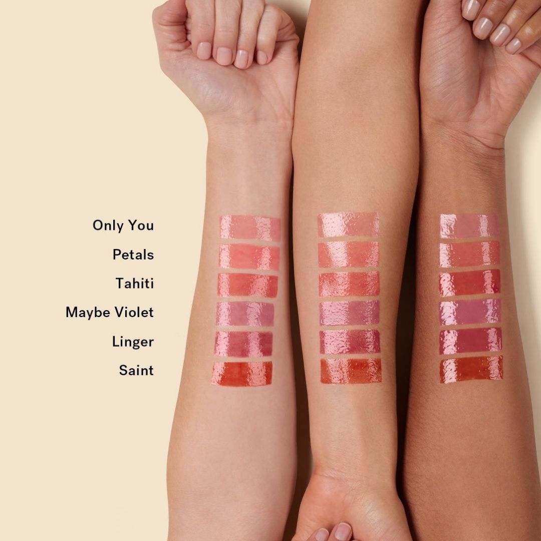 ILIA Balmy Gloss Tinted Lip Oil Arm Swatches- AILLEA