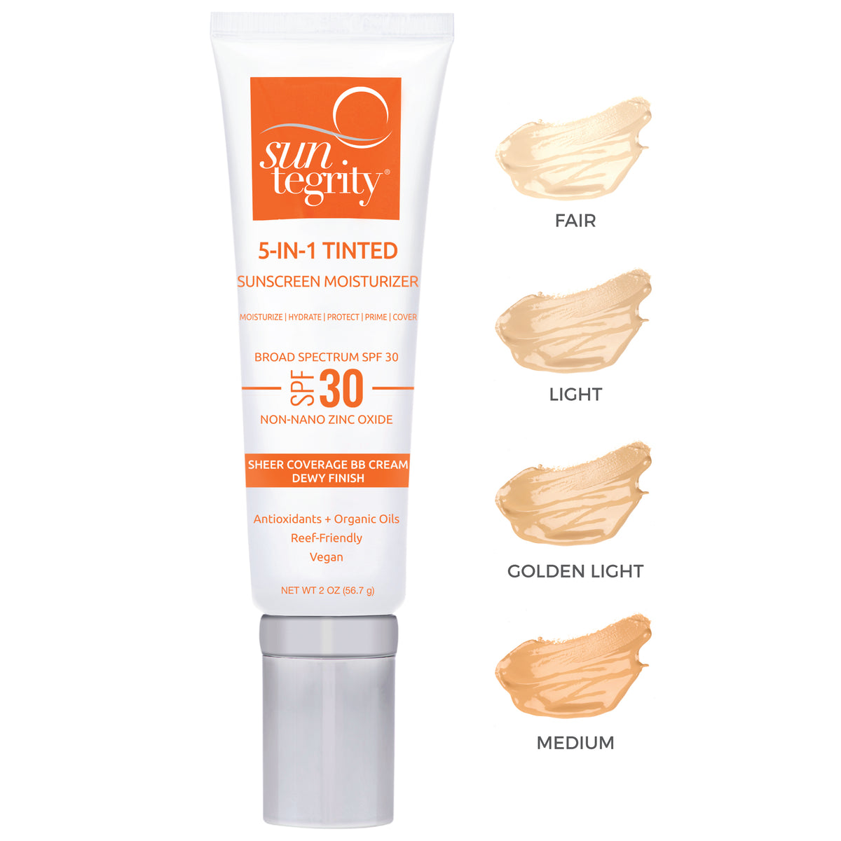 Suntegrity 5-in-1 Tinted Sunscreen Moisturizer - AILLEA