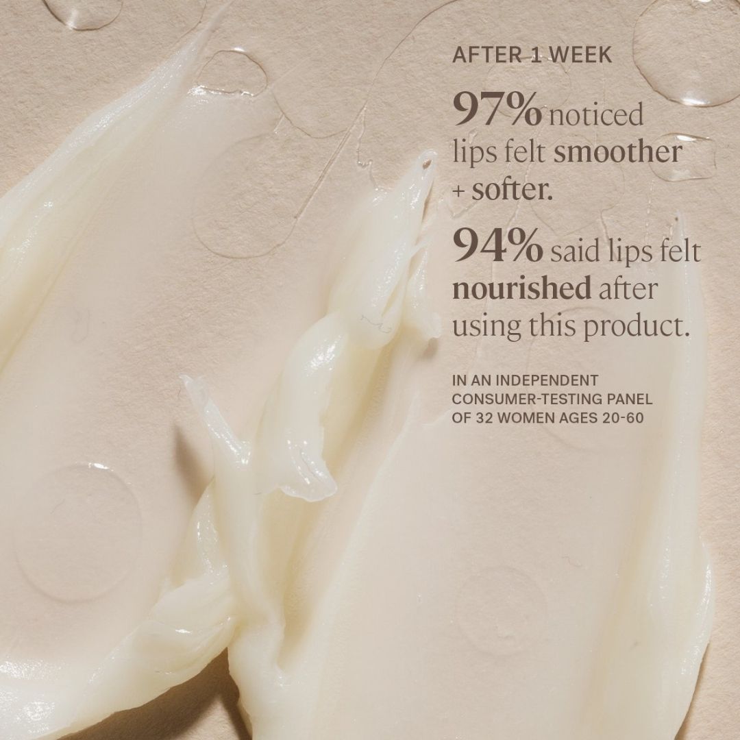 After 1 week 97% of users noticed smoother and softer lips. - AILLEA