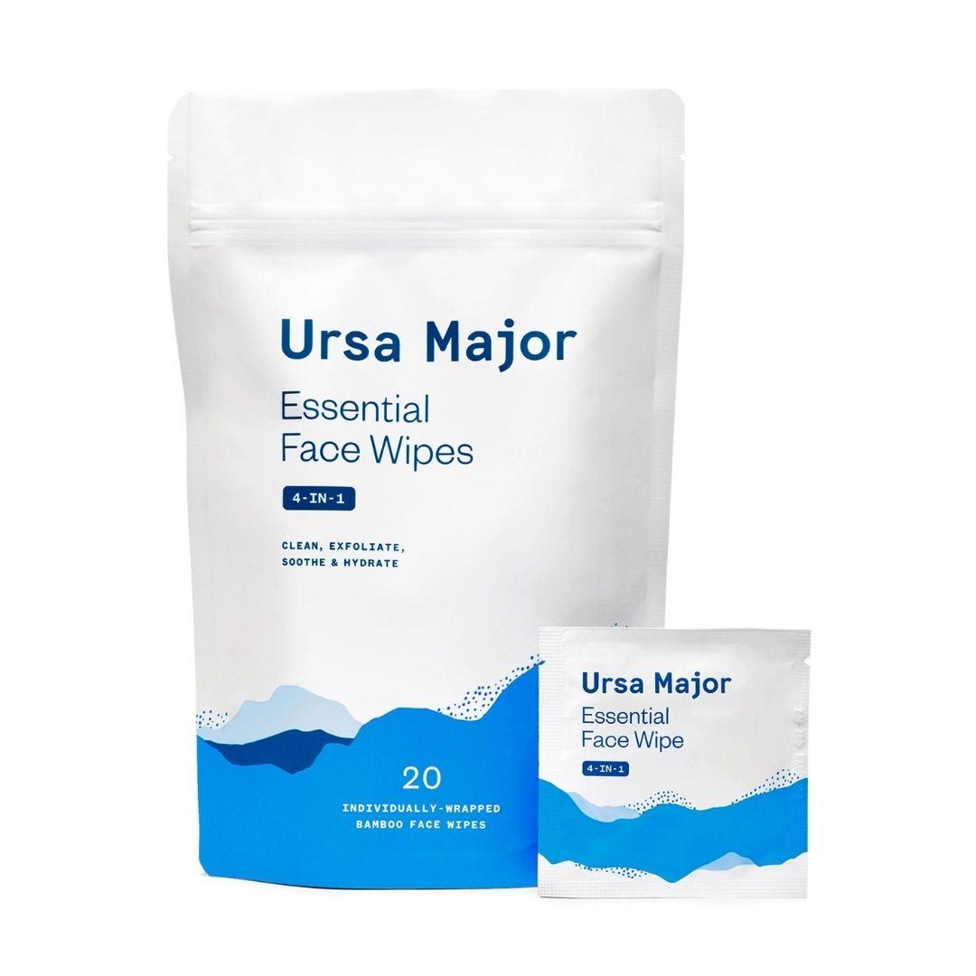 Ursa Major Essential Face Wipes, 20-count - AILLEA