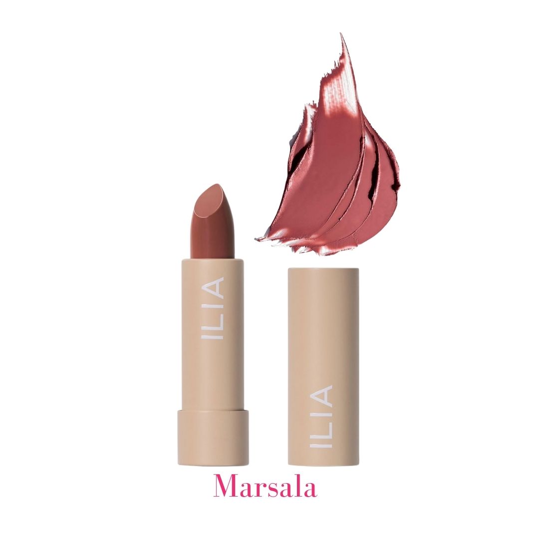 ILIA Color Block High Impact Lipstick - AILLEA -  Marsala: Neutral Brown with Cool Undertones