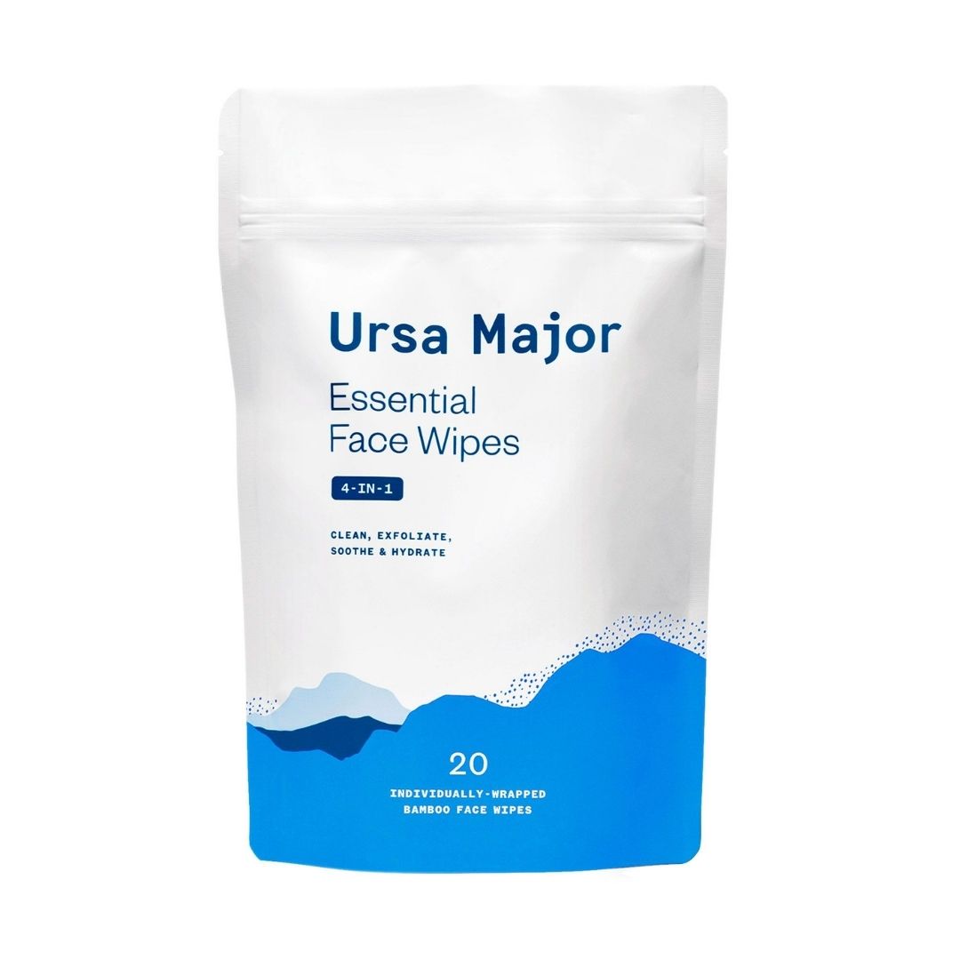 Ursa Major Essential Face Wipes, 20-count - AILLEA