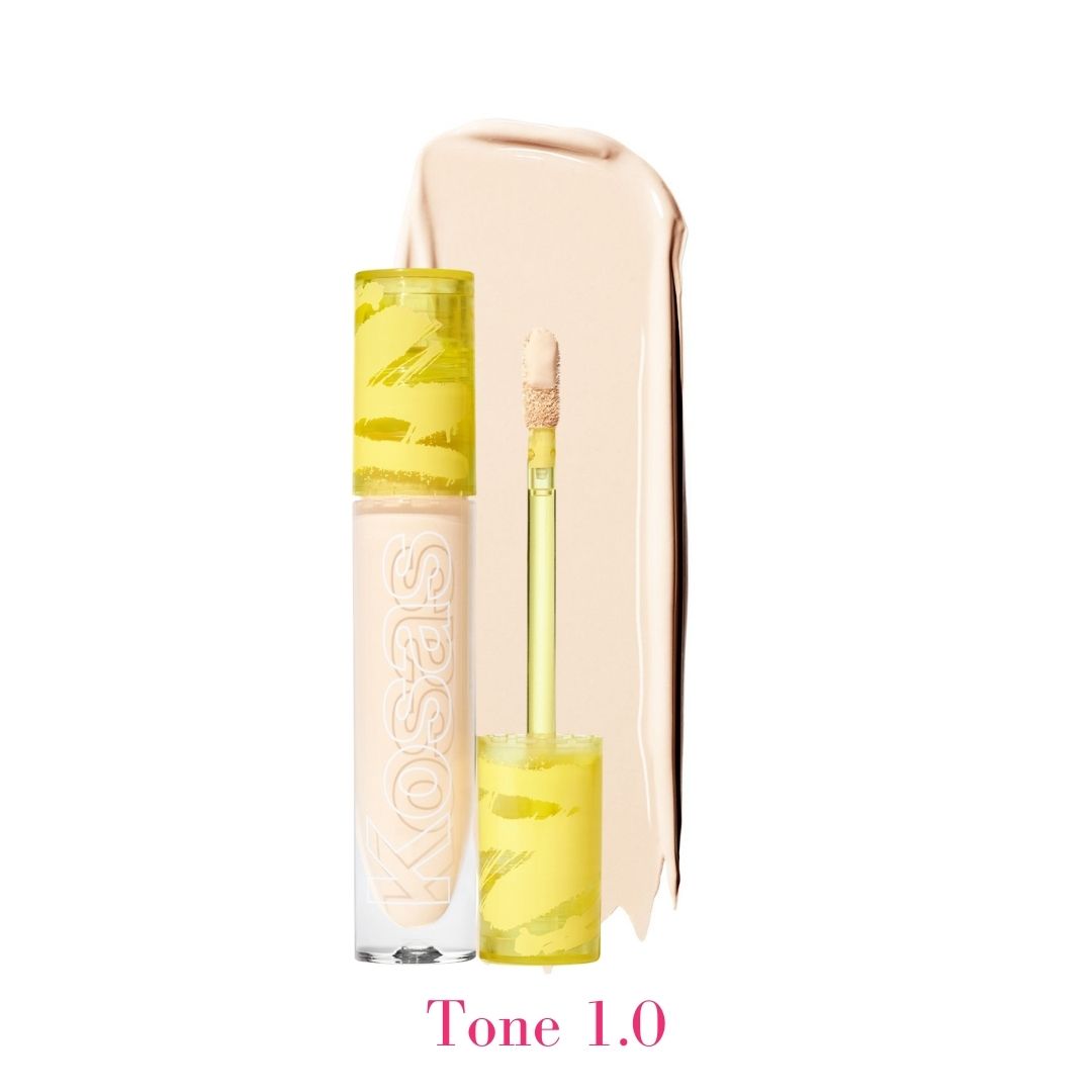 Kosas Revealer Concealer - Tone 01 Light with neutral peach undertones - AILLEA