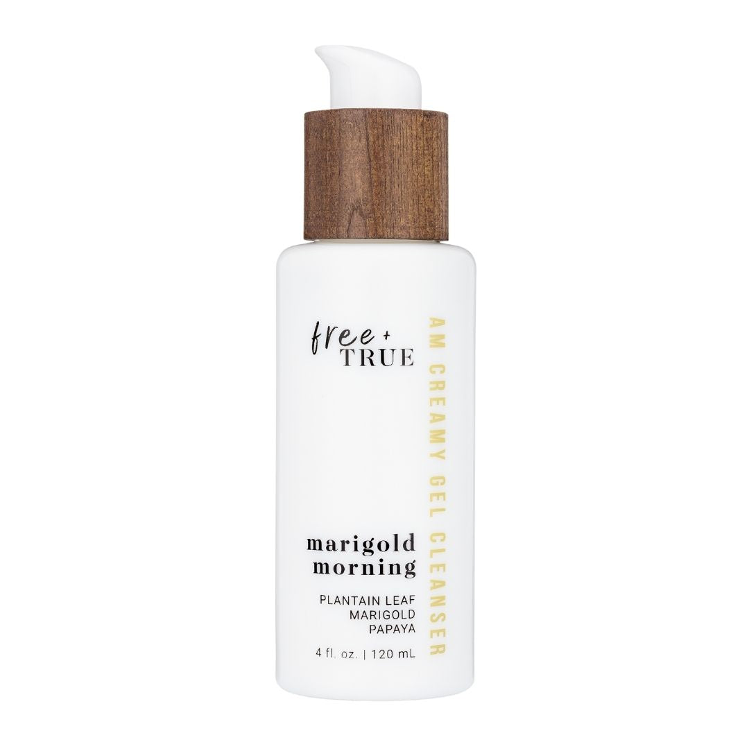 Free + True Marigold Morning AM Creamy Gel Cleanser - AILLEA