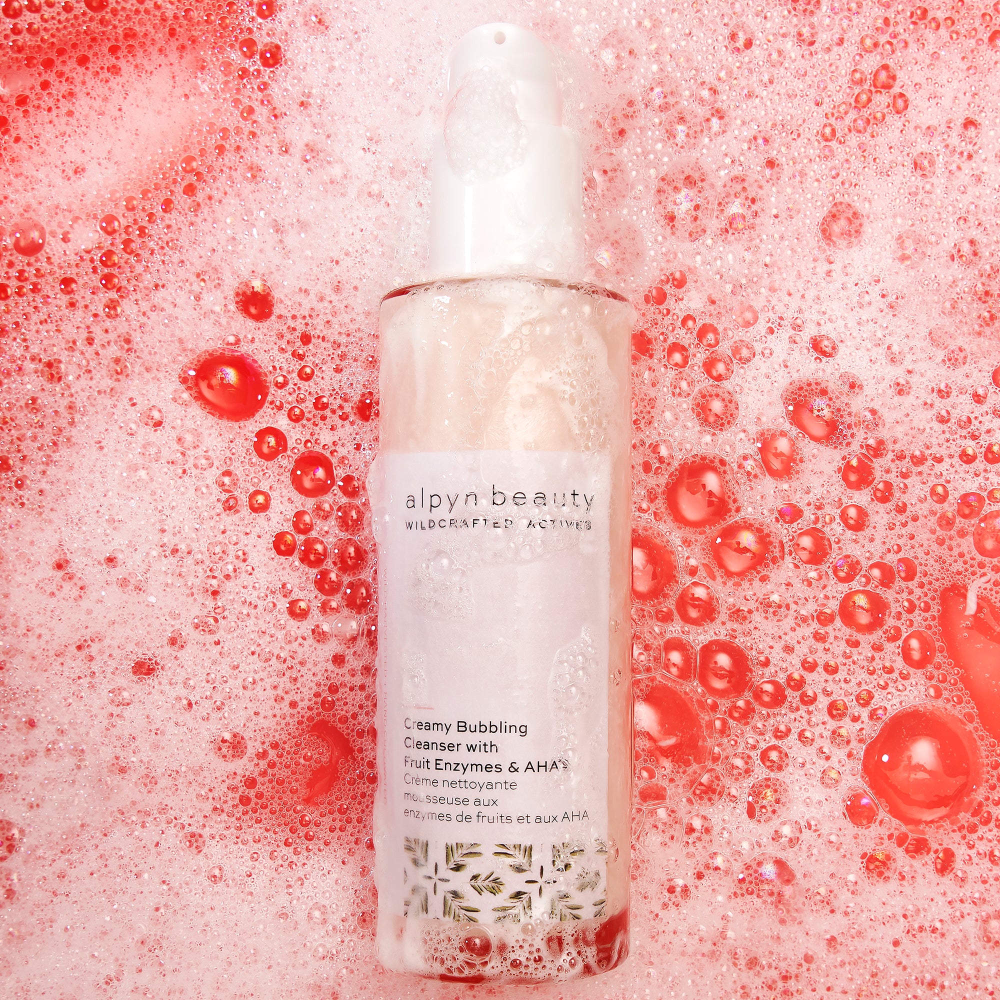 Alpyn Beauty PlantGenius Creamy Bubbling Cleanser With Fruit Enzymes and AHAs - AILLEA