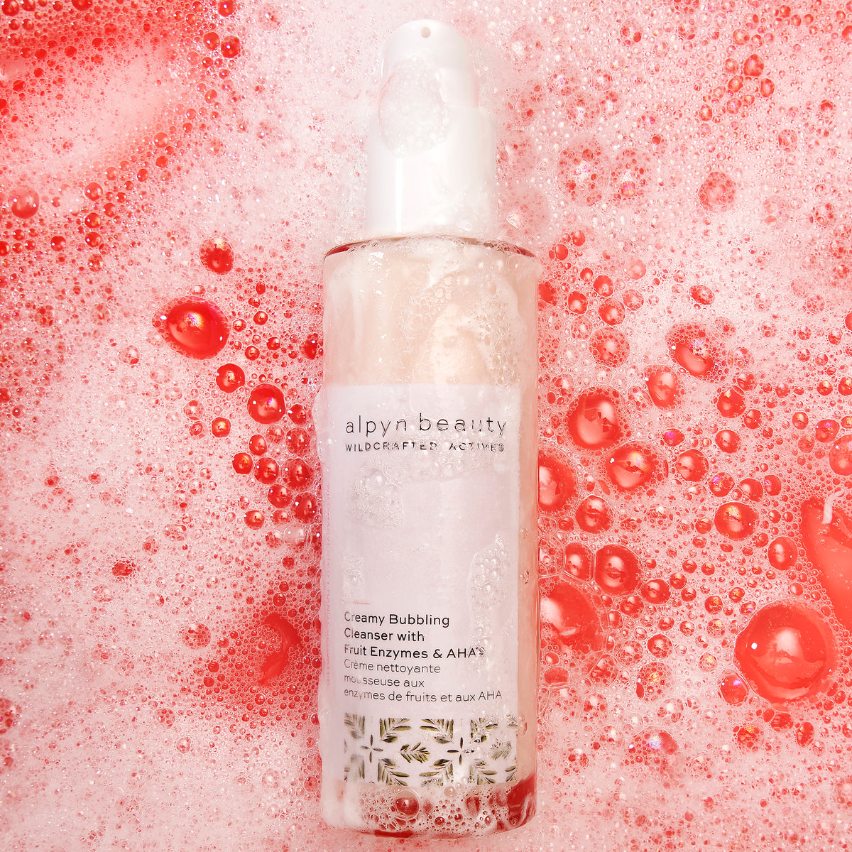 Alpyn Beauty PlantGenius Creamy Bubbling Cleanser With Fruit Enzymes and AHAs - AILLEA