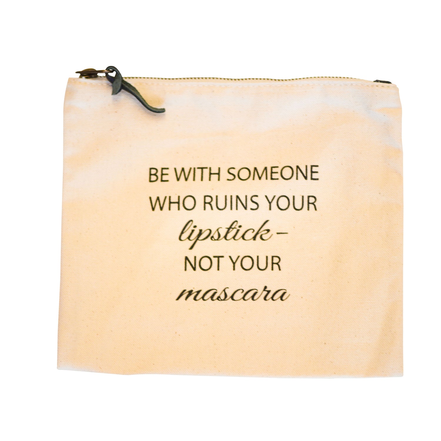 Canvas Makeup Bag  - Be With Someone - AILLEA