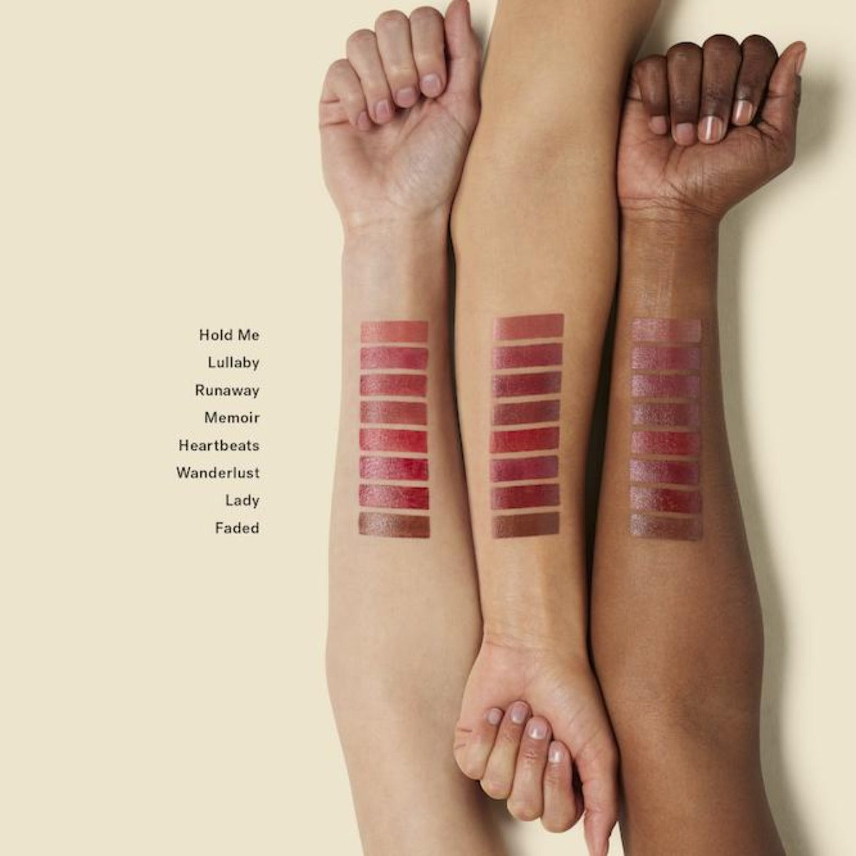 Ilia Balmy Tint Hydrating Lip Balm - Arm Swatches- AILLEA