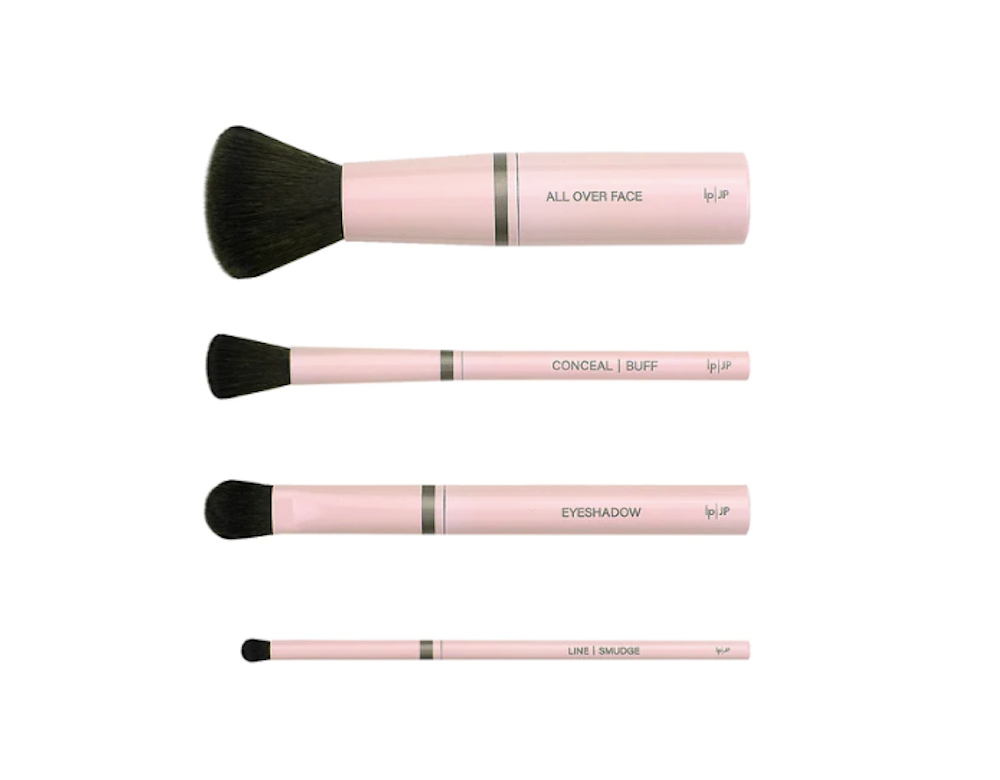 Jenny Patinkin 4-Brush Travel Set in Pink Collection - AILLEA