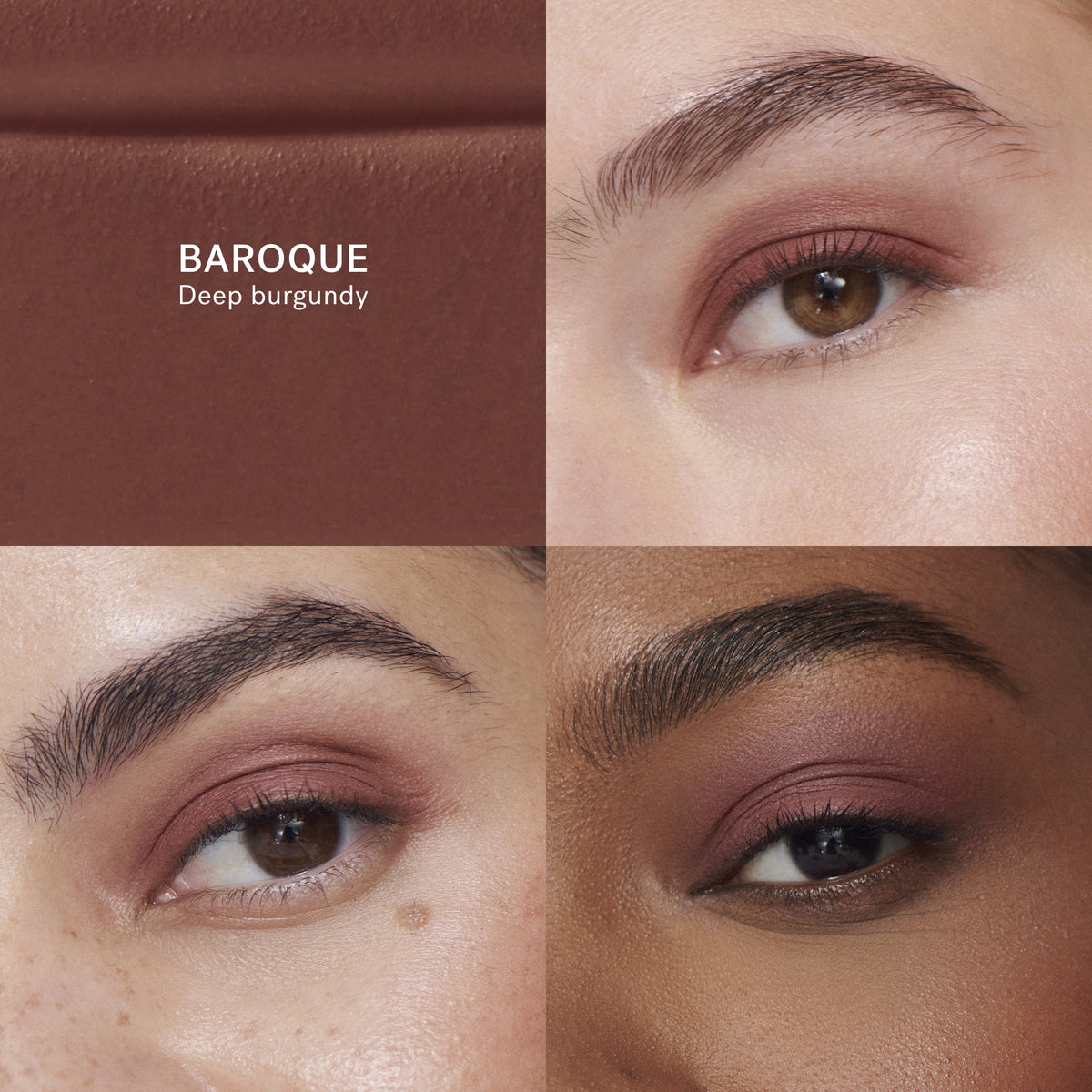 ILIA Liquid Powder Matte Eye Tint - Baroque Comparison Grid - AILLEA