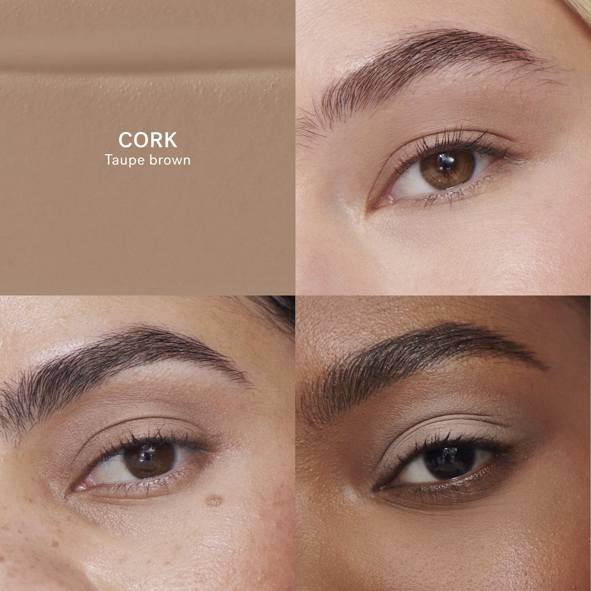 ILIA Liquid Powder Matte Eye Tint - Cork Comparison Grid - AILLEA