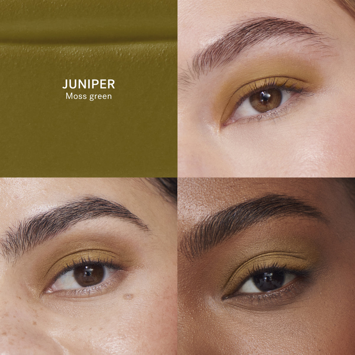 ILIA Liquid Powder Matte Eye Tint - Juniper Comparison Grid - AILLEA