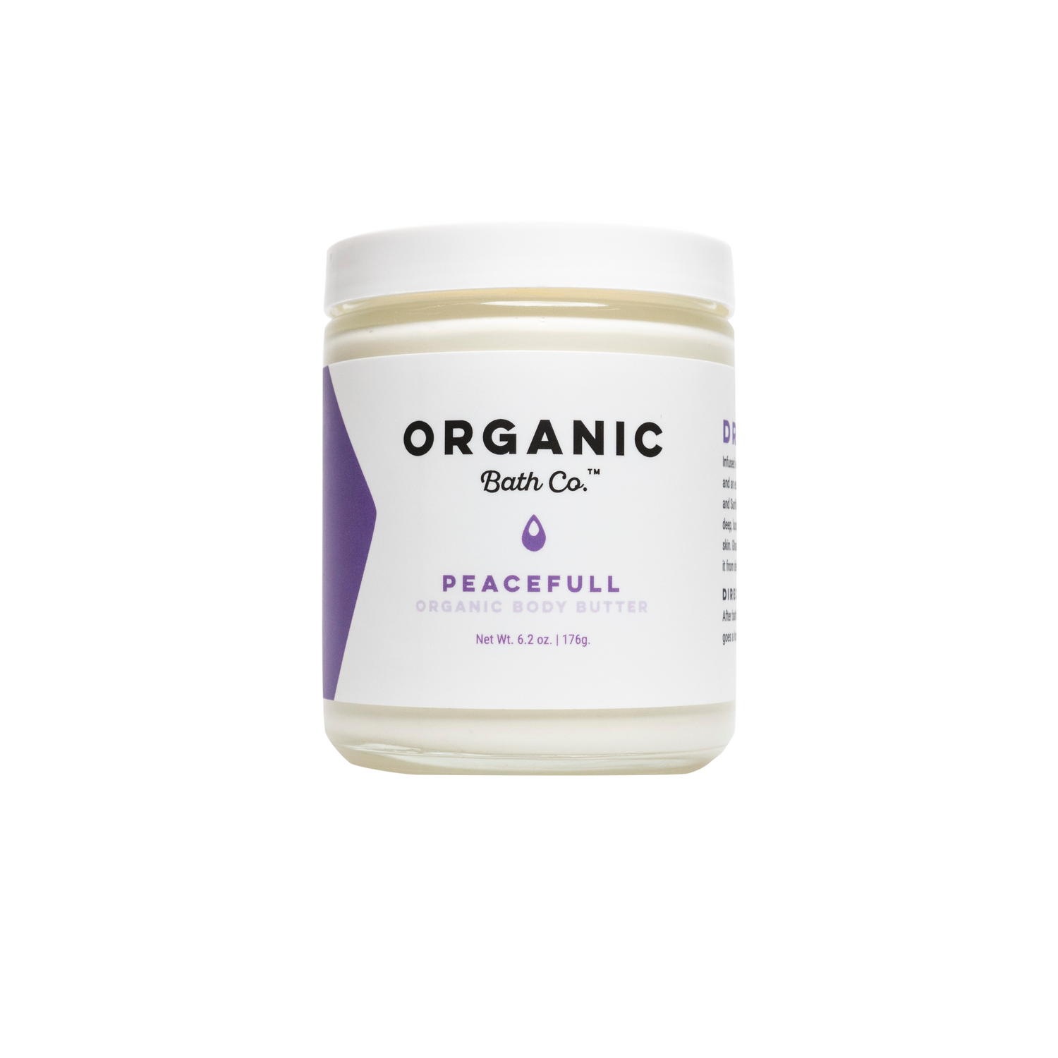 Organic Bath Co PeaceFull Organic Body Butter - NEW PACKAGING - AILLEA