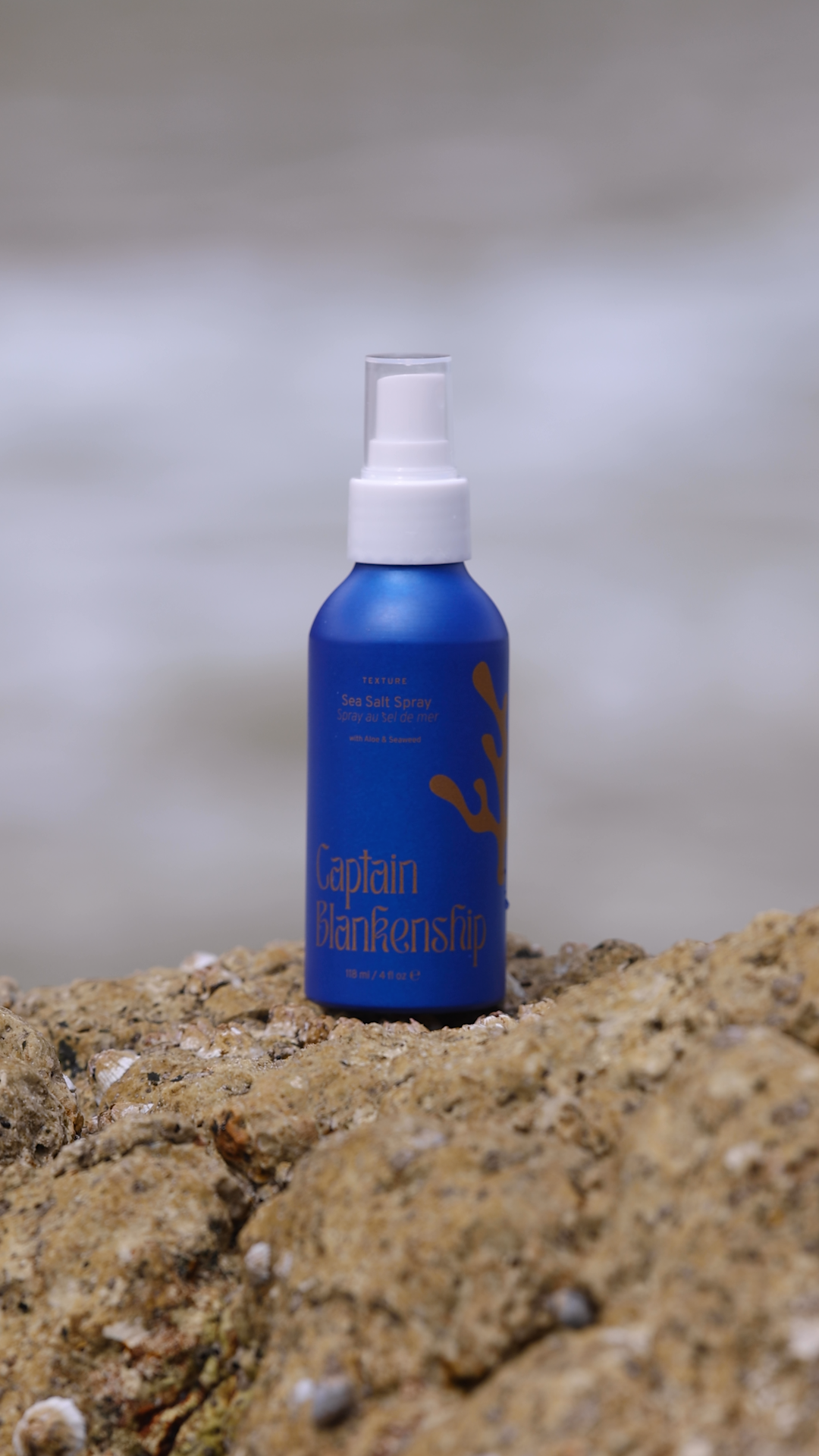 Captain Blankenship TEXTURE Sea Salt Spray with Aloe &amp; Seaweed 4oz - AILLEA