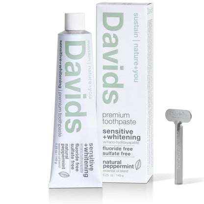 Davids Sensitive + Whitening Nano-Hydroxyapatite Toothpaste - AILLEA