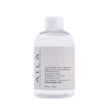 AILA 3-in-1 Nail Color Remover with Pure Argan Oil - AILLEA