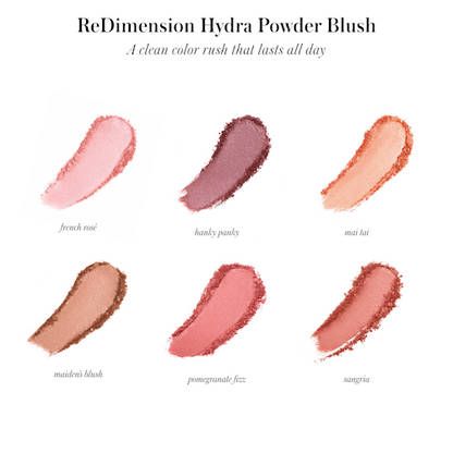 ReDimension Hydra Powder Blush - Group Swatch  - AILLEA